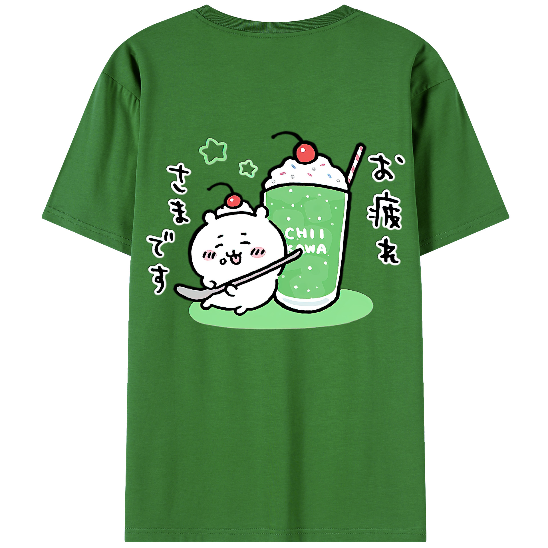 （画像用） ちいかわ ちいかわ Chii-kawa chiikawa レディース半袖Tシャツ(バックプリント)